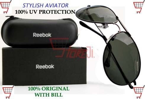 original reebok aviator sunglasses goggles with free case